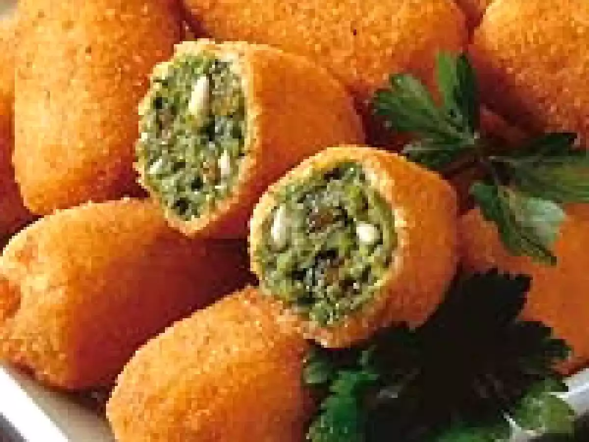 Croquetas vegetarianas de espinacas