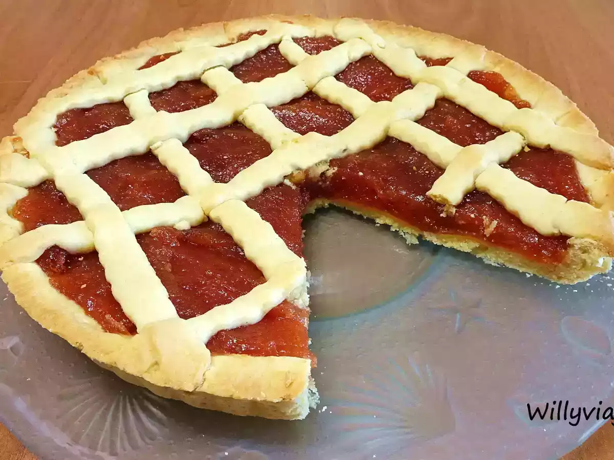 Crostata de membrillo. Pasta Frola - foto 2