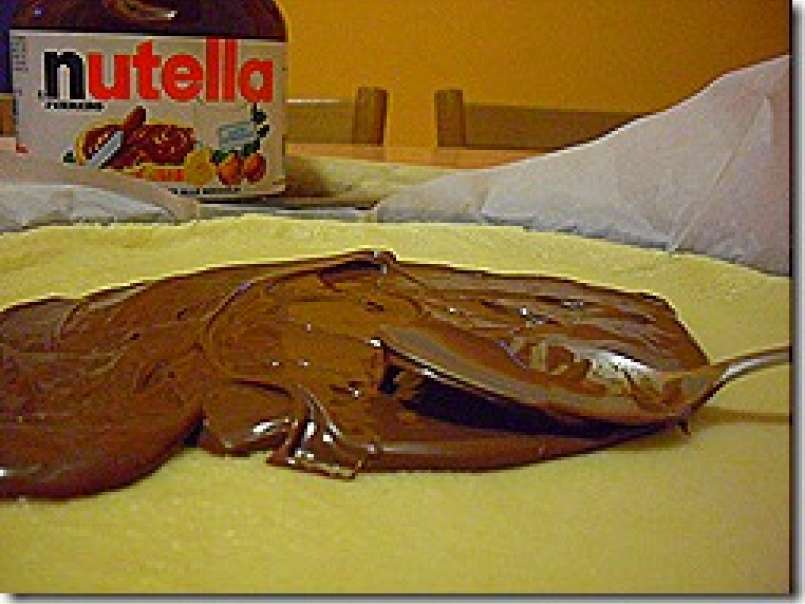 Crostata de pasta quebrada con ricotta y relleno de Nutella - foto 6