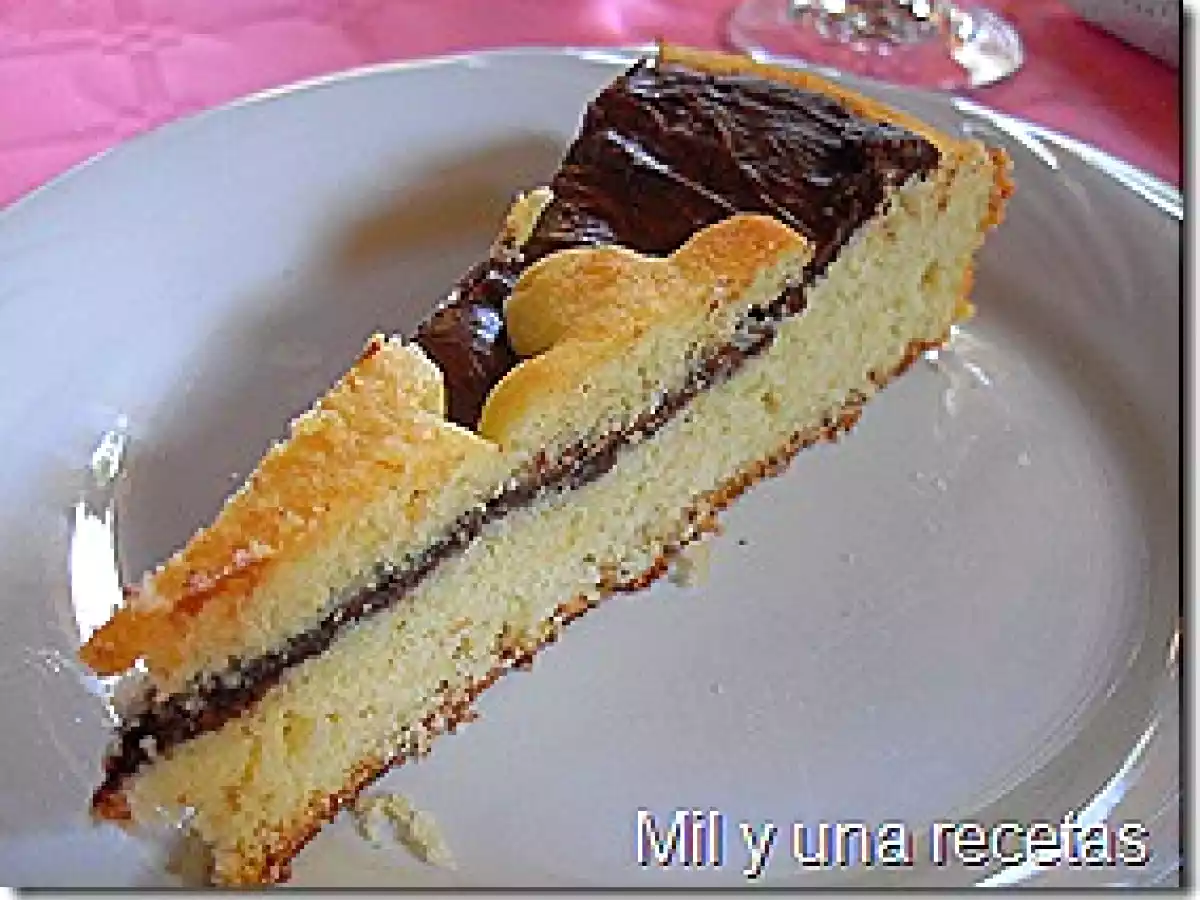 Crostata de pasta quebrada con ricotta y relleno de Nutella - foto 19