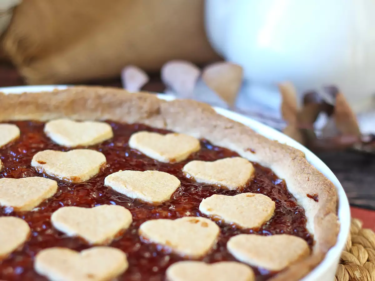 Crostata italiana de mermelada de fresa, el postre perfecto para San Valentín - foto 4
