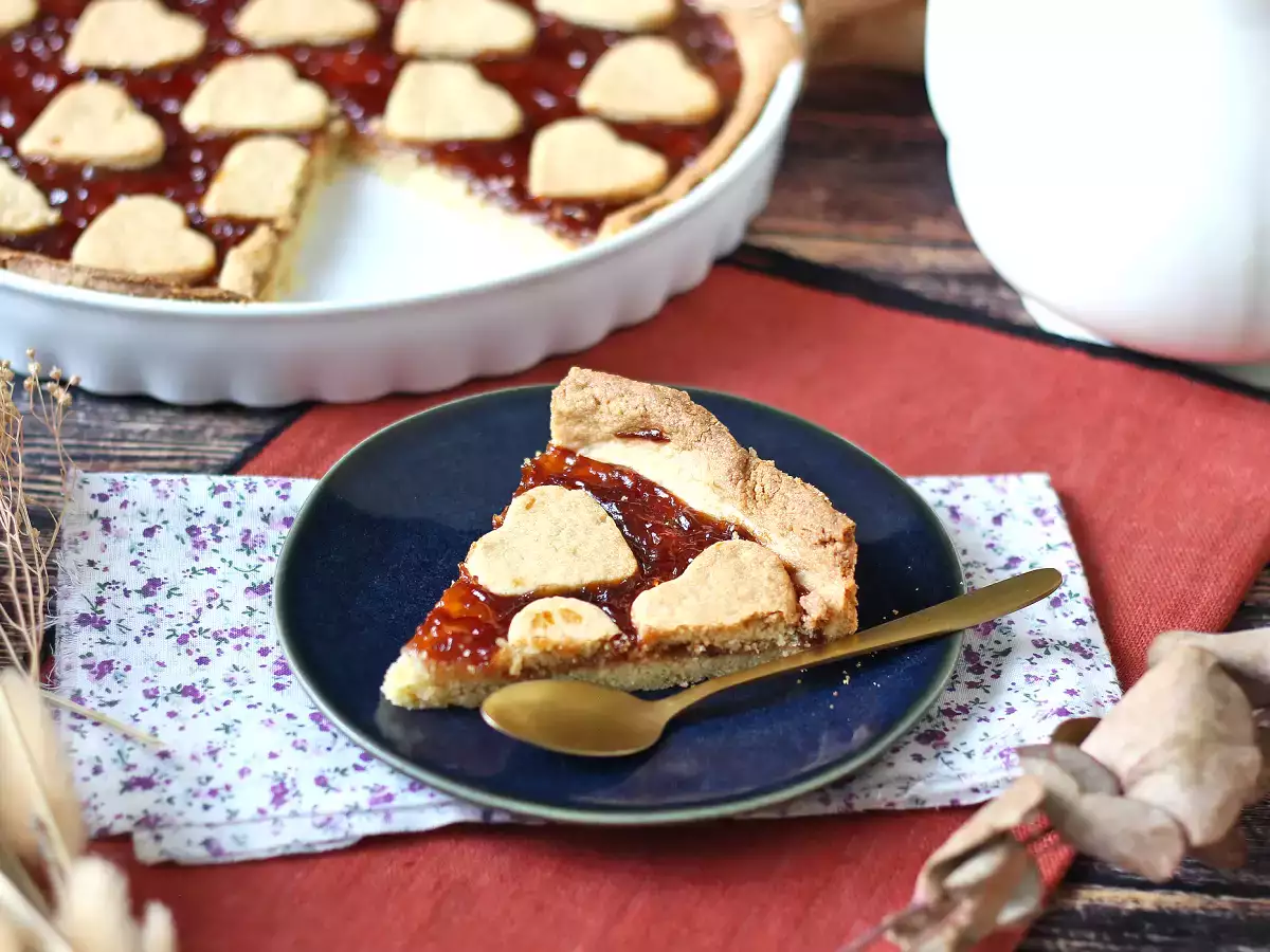 Crostata italiana de mermelada de fresa, el postre perfecto para San Valentín - foto 5