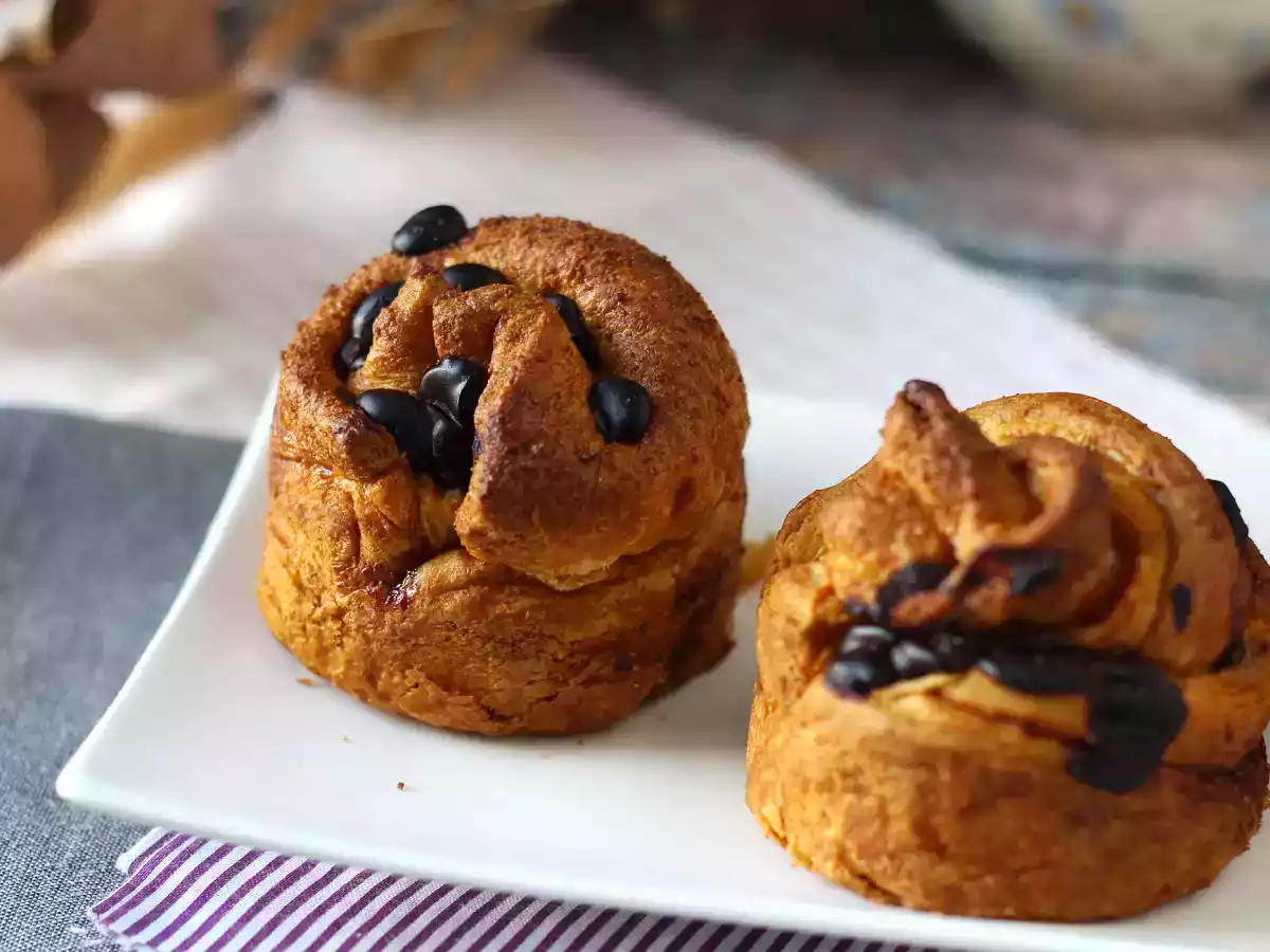 Cruffin de crema pastelera y chocolate, la fusión perfecta entre croissant y muffin - foto 4