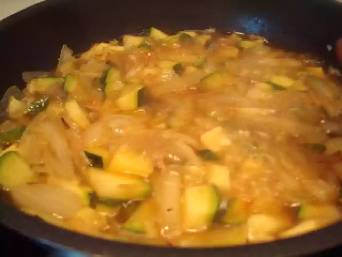 Crujiente de gambas y salmón con verduritas - foto 3