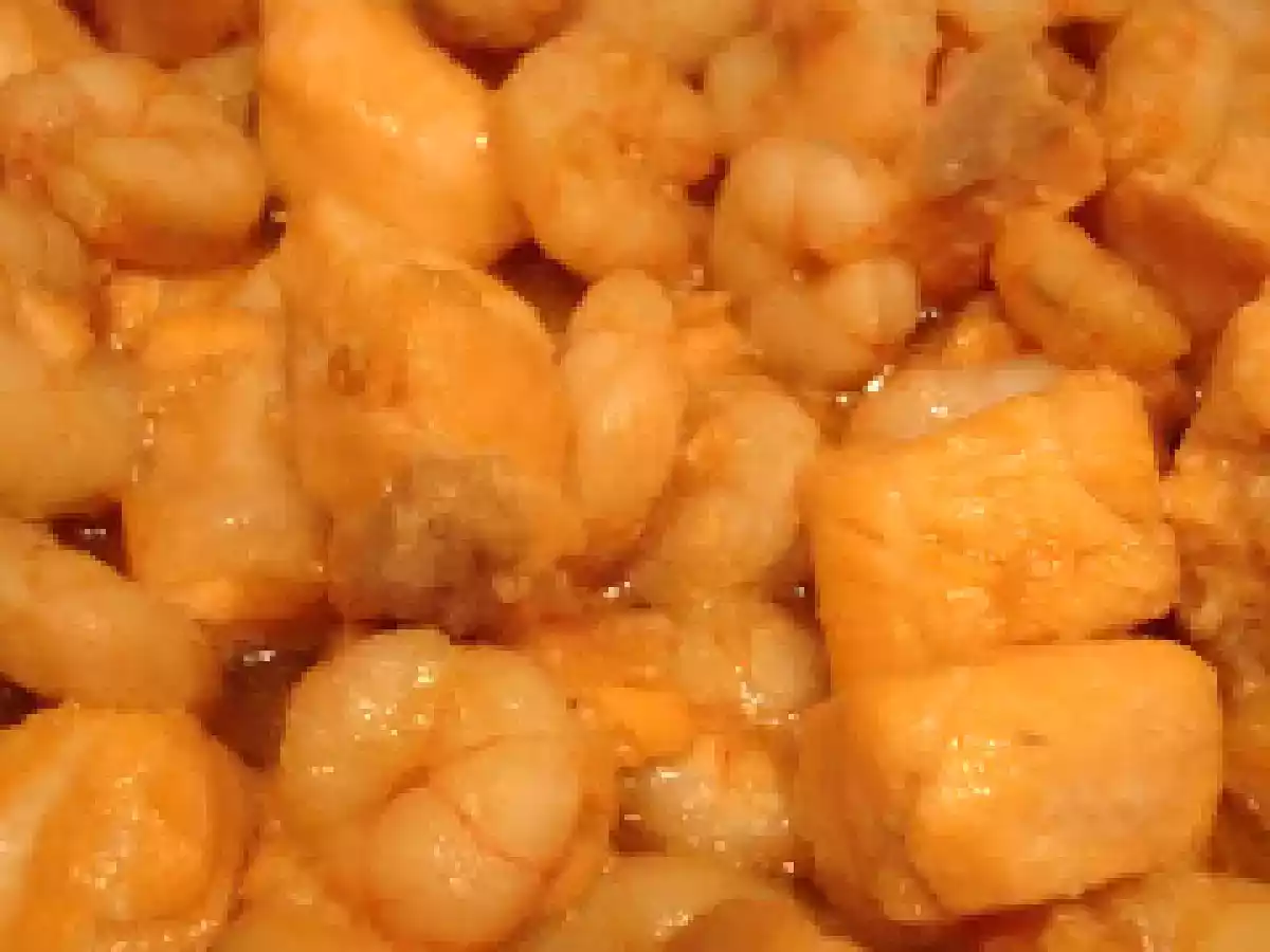 Crujiente de gambas y salmón con verduritas - foto 5