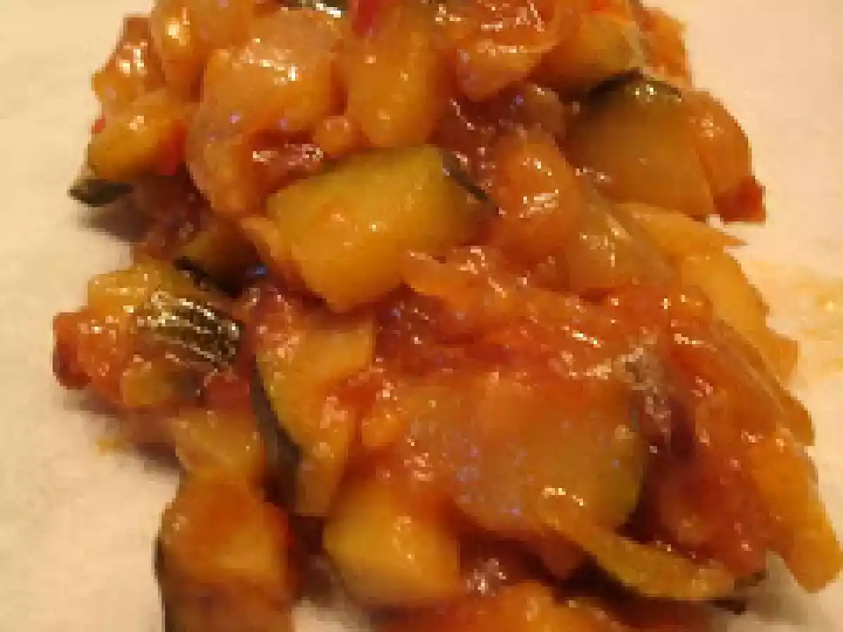 Crujiente de gambas y salmón con verduritas - foto 6