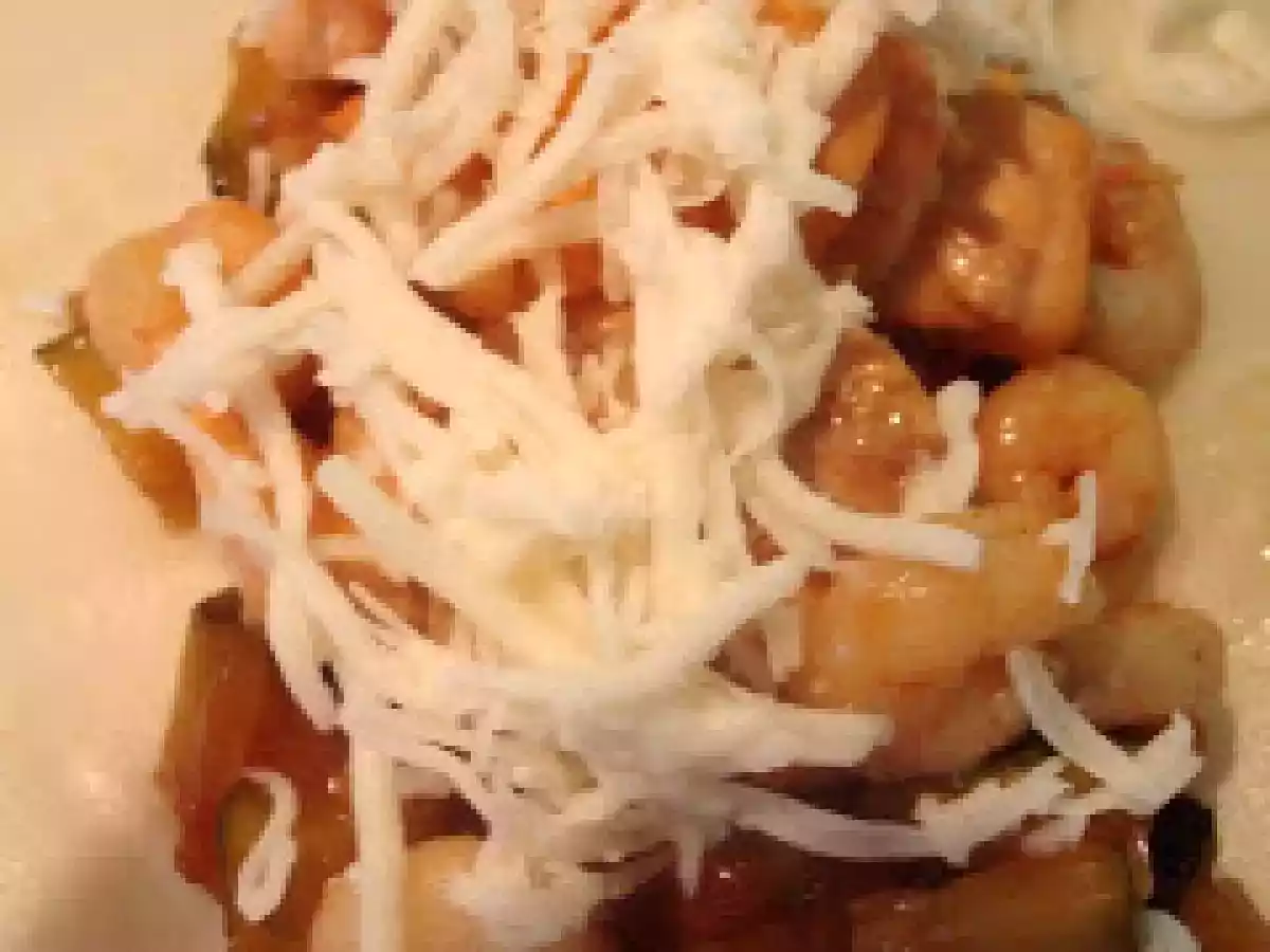 Crujiente de gambas y salmón con verduritas - foto 8