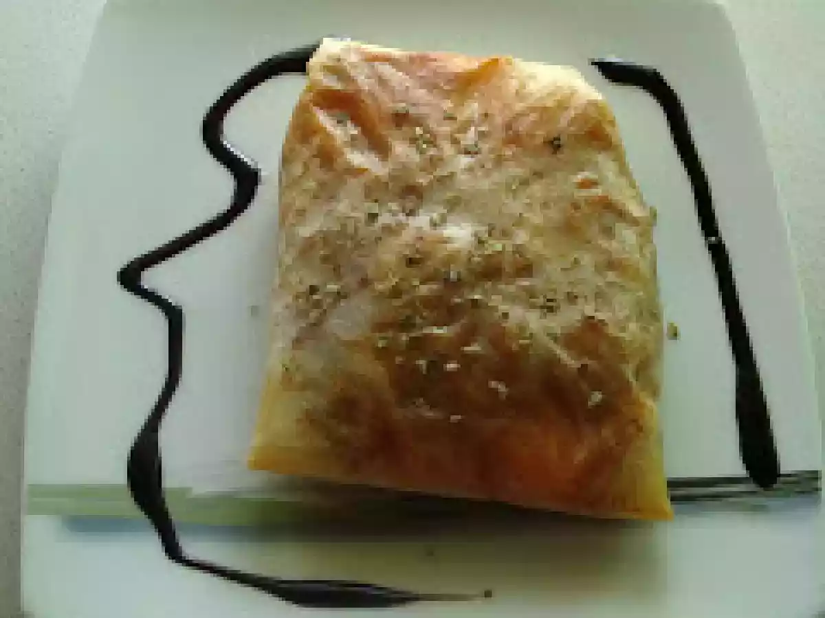 Crujiente de gambas y salmón con verduritas - foto 9