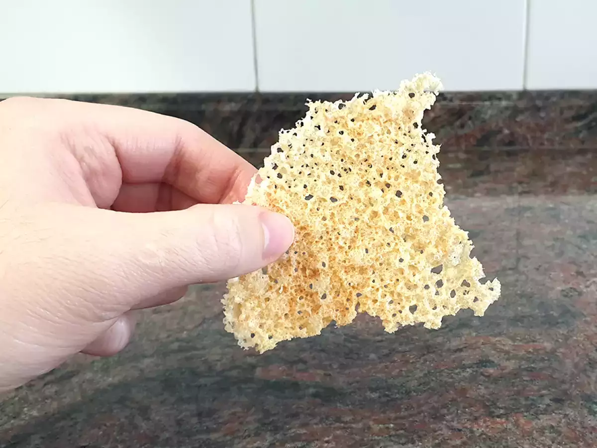 Crujiente de queso