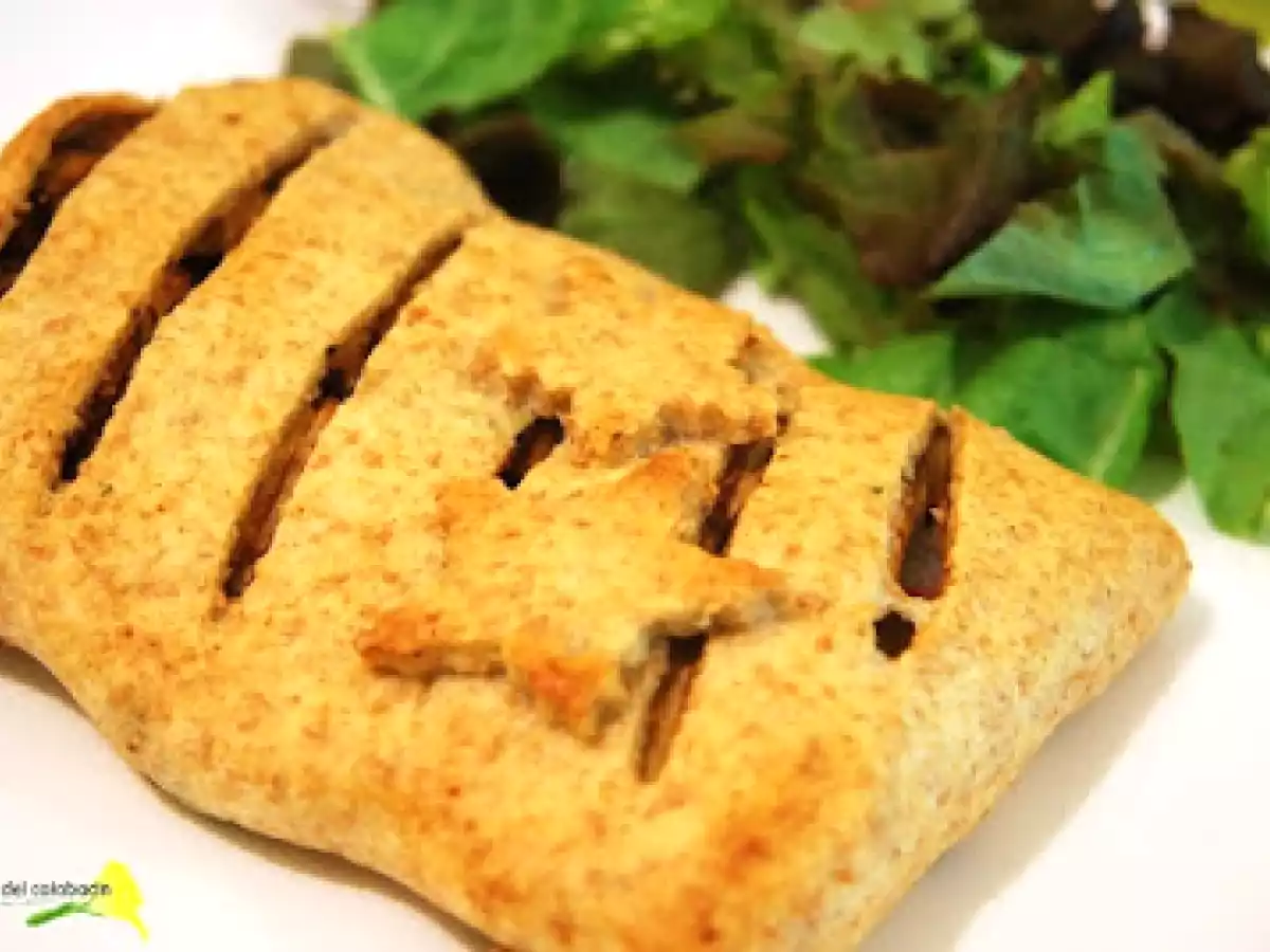 Crujiente de verduras o cómo hacer masa quebrada con aceite de oliva.