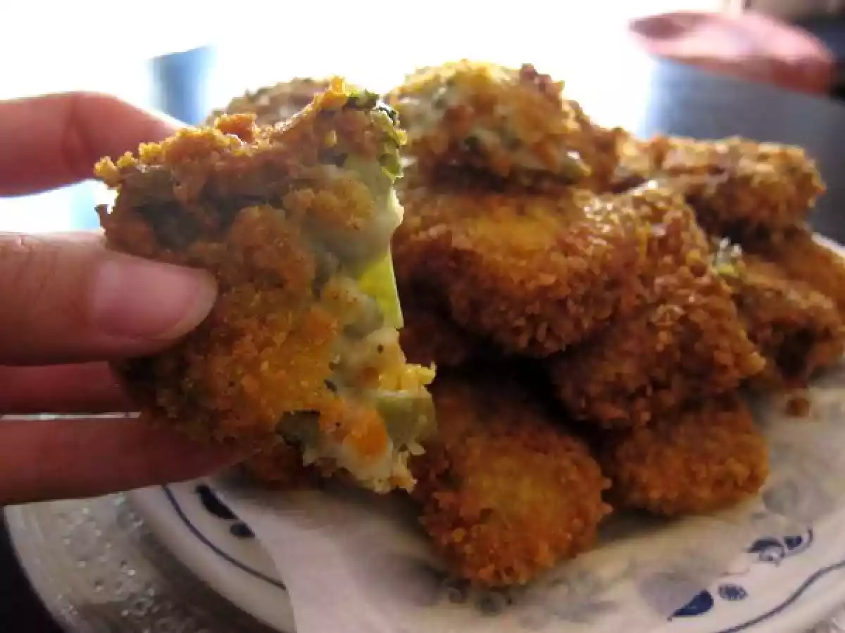 Crujientes de verdura con bechamel