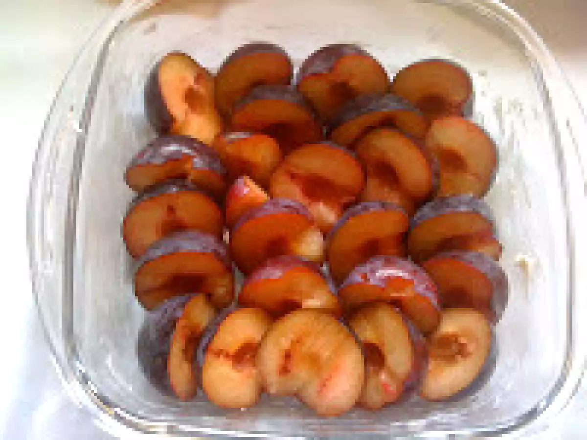 Crumble de ciruelas - Plum crumble - foto 2