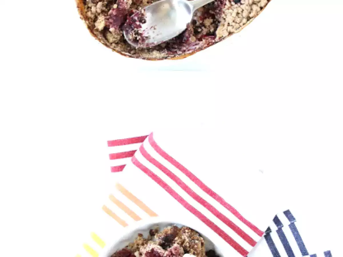 Crumble de frutos rojos con helado mascarpone - foto 3