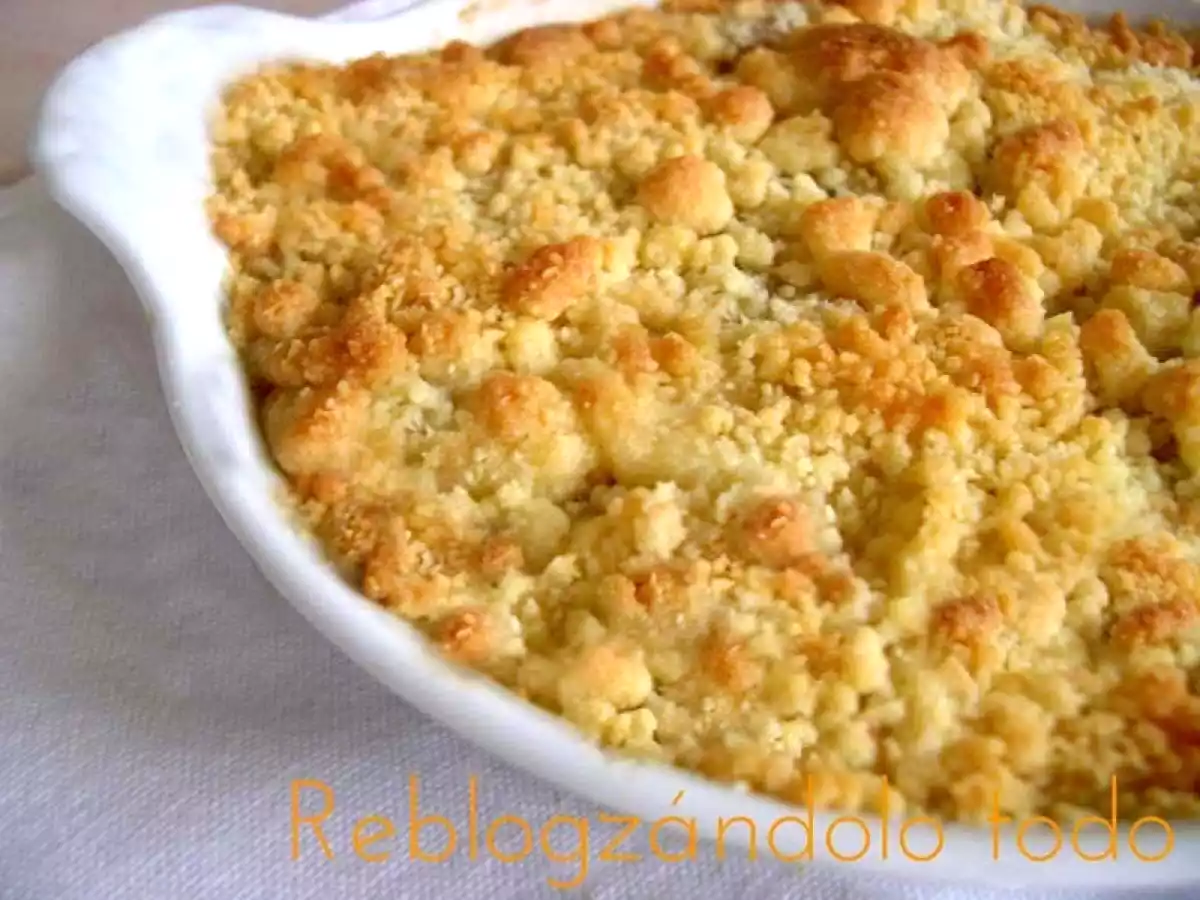 Crumble de manzana
