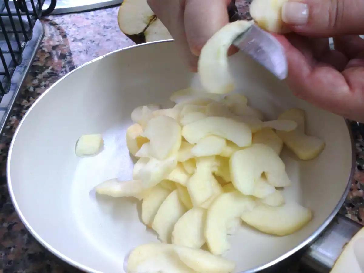 Crumble de manzana exprés