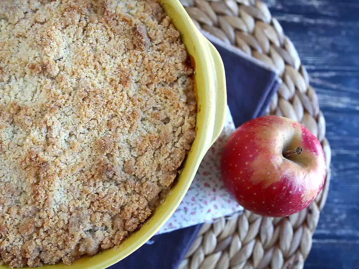 Crumble de manzana y pera muy crujiente y fácil - foto 4