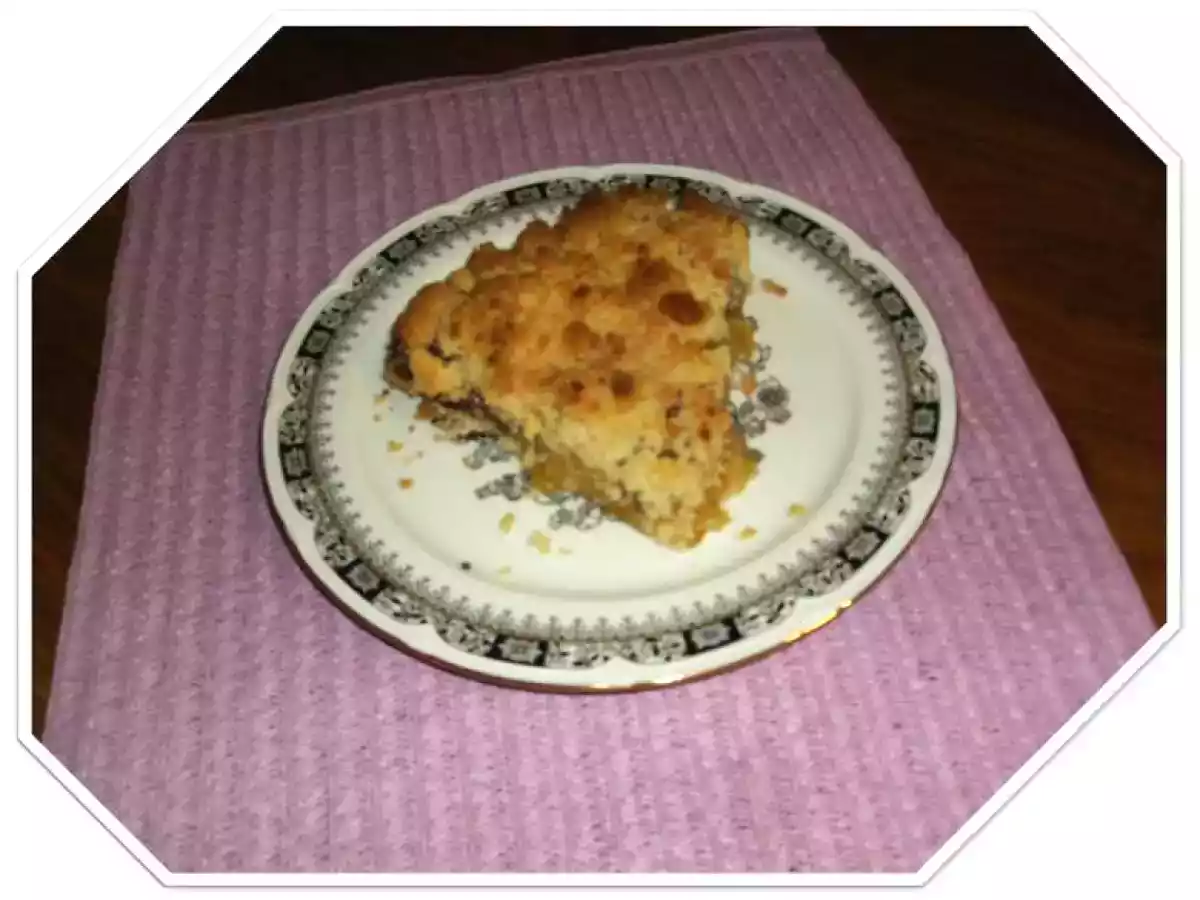 CRUMBLE DE MANZANAS Y PASAS