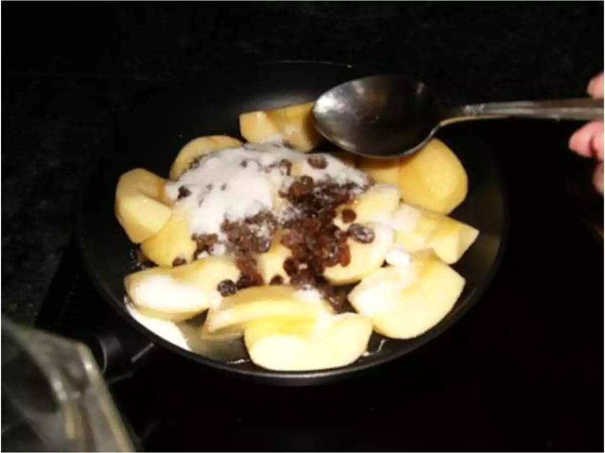 CRUMBLE DE MANZANAS Y PASAS - foto 4