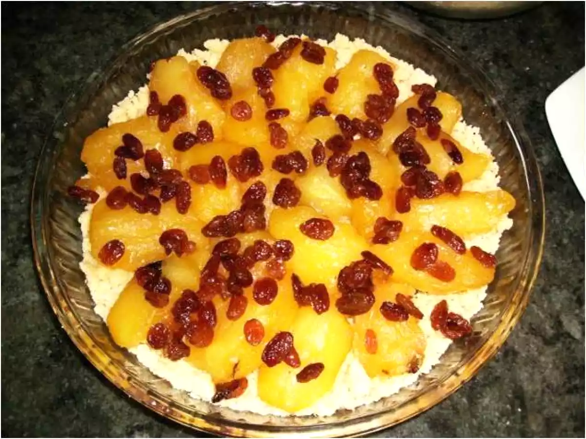 CRUMBLE DE MANZANAS Y PASAS - foto 8