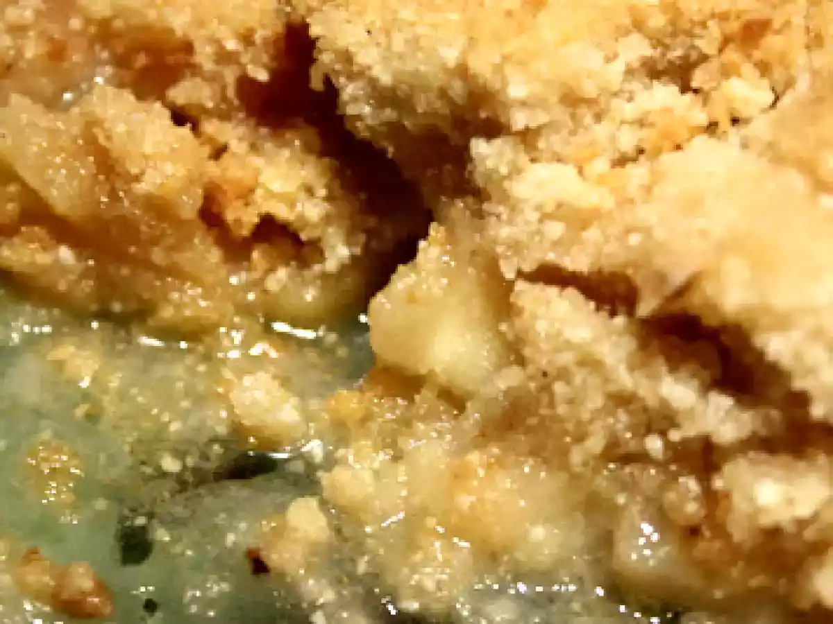 Crumble de manzanas y peras