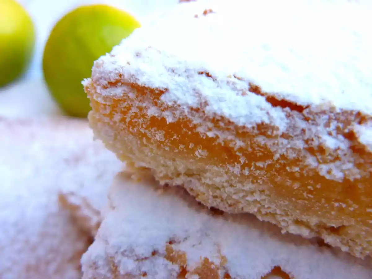 Cuadraditos de crema de limón - foto 3