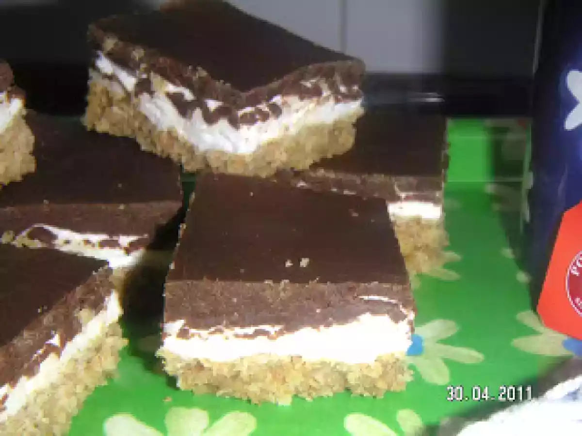 CUADRADITOS DE NUBES Y CHOCOLATE