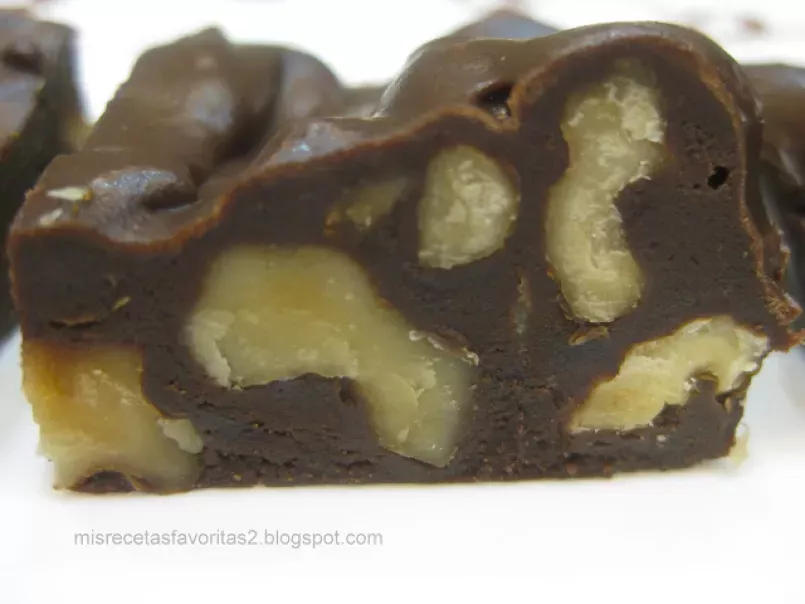 Cuadritos de fudge de chocolate y nueces - foto 2