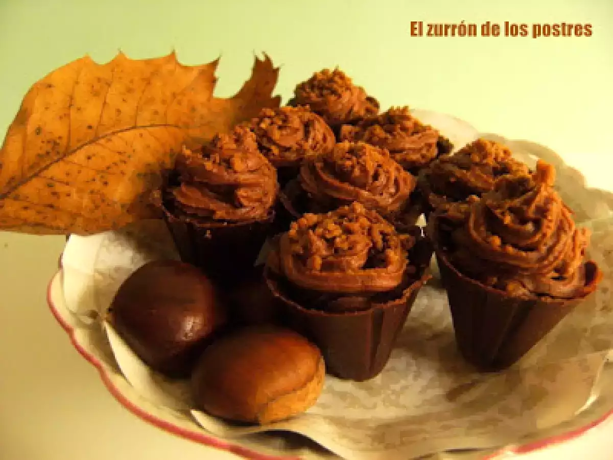 Cucurucho de Trufa a la Castaña con Gofio Frito - foto 5