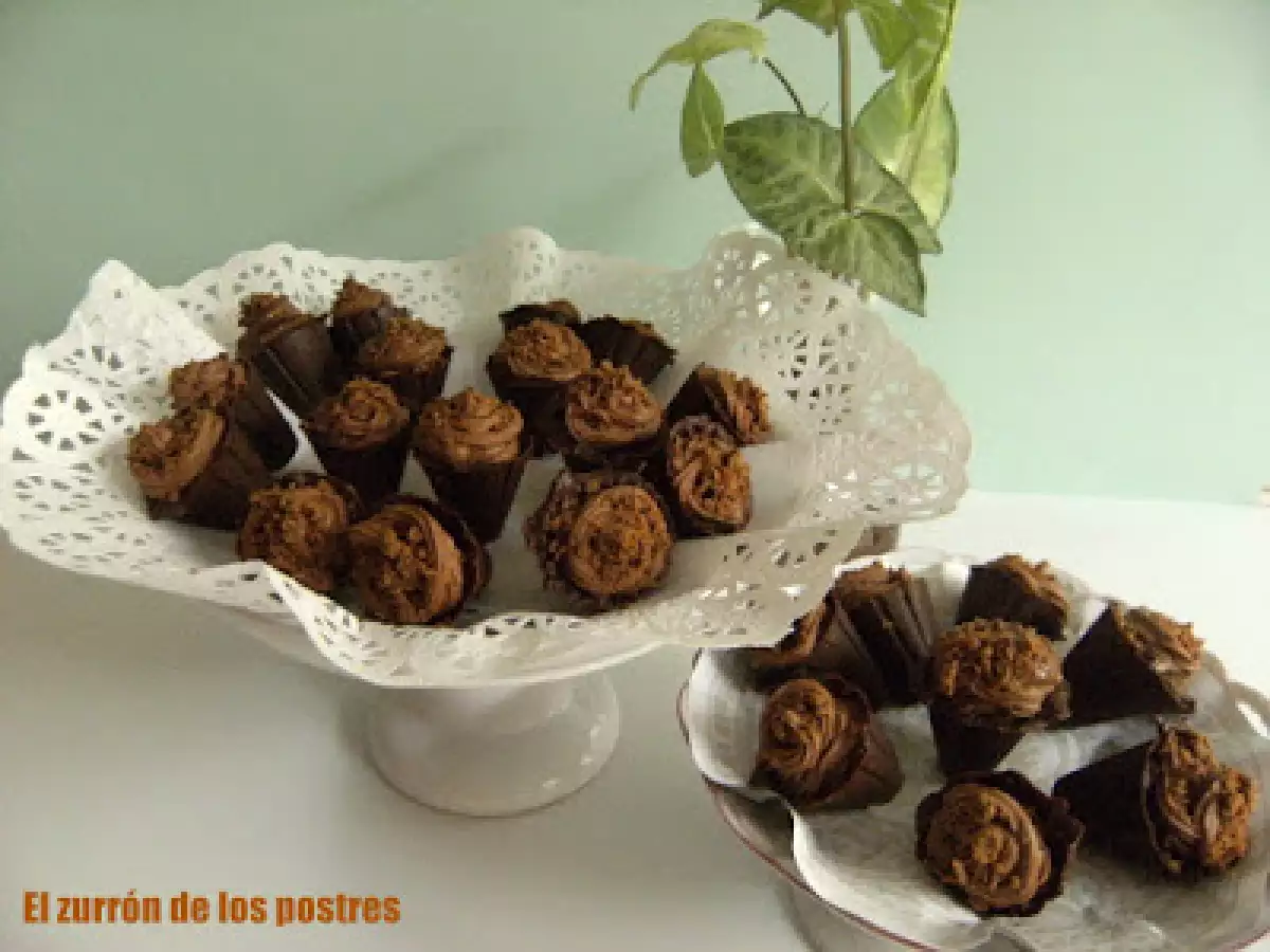 Cucurucho de Trufa a la Castaña con Gofio Frito - foto 6