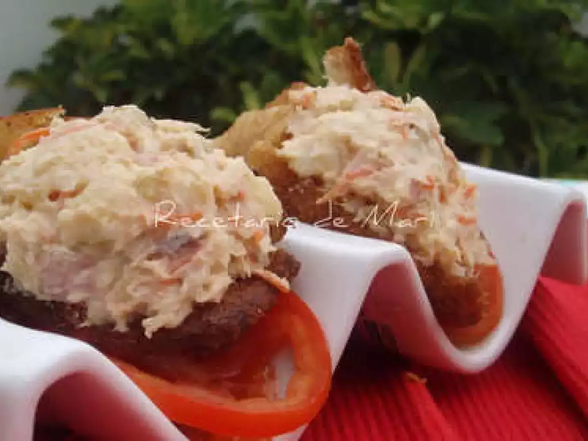 Cucuruchos de pan con ensaladilla - foto 2