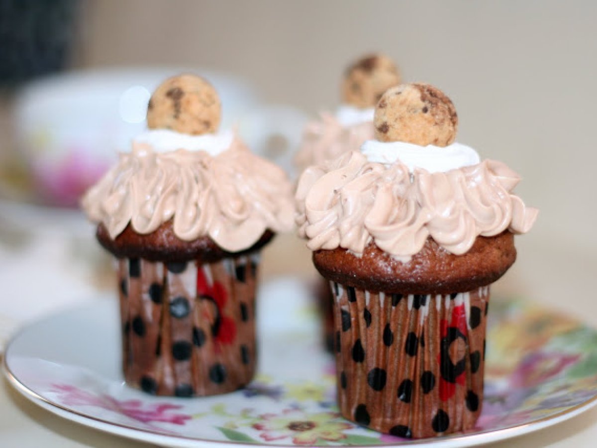 Cupcakes chocolate y vainilla, Receta Petitchef