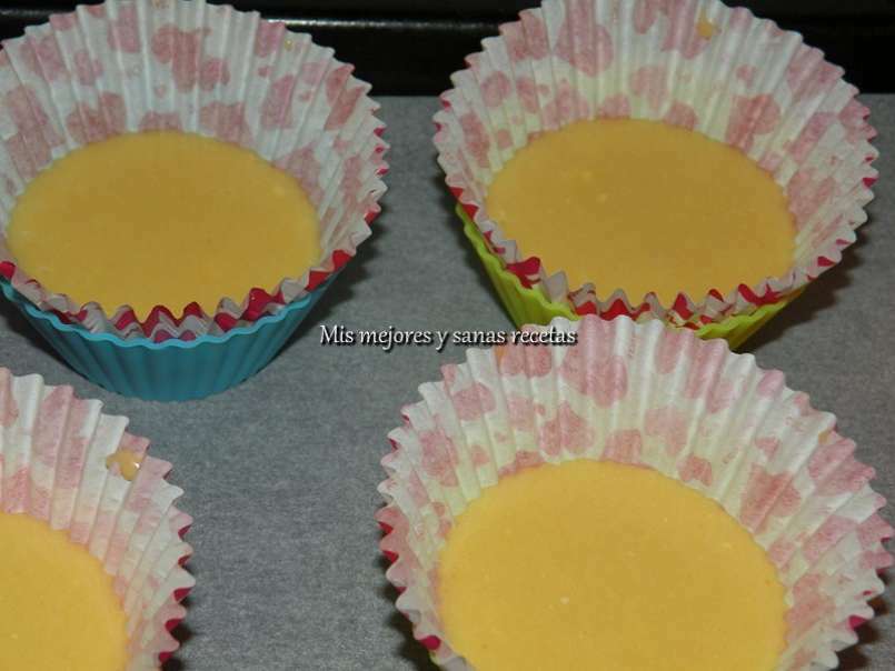 Cupcakes con mermelada de cereza. - foto 2