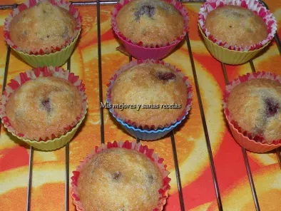 Cupcakes con mermelada de cereza. - foto 5