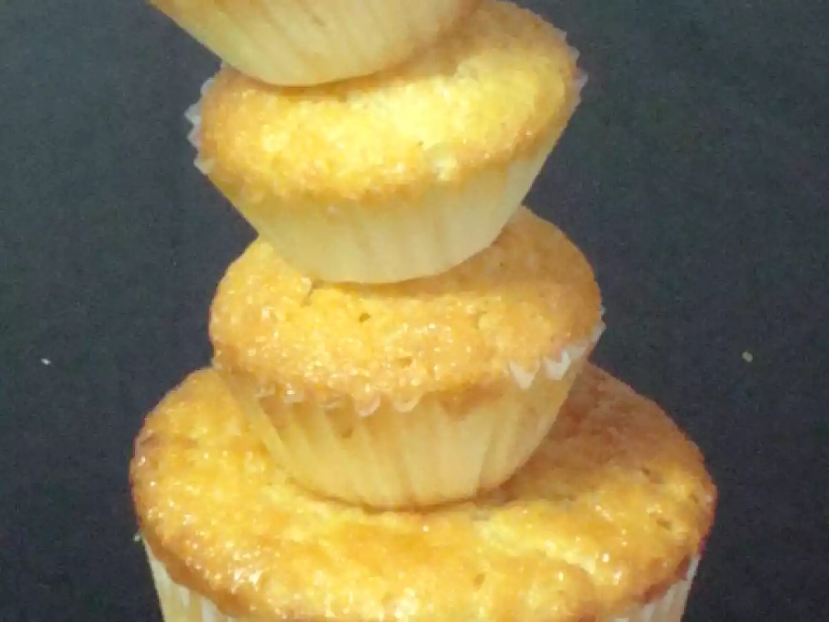 Cupcakes de chocolate blanco y coco