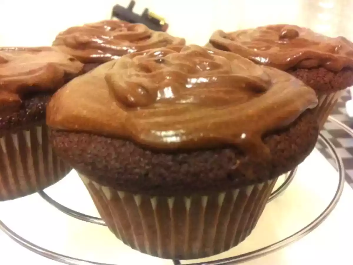 Cupcakes de chocolate sin gluten