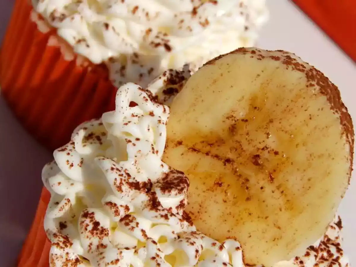 Cupcakes de plátano y vainilla - foto 4