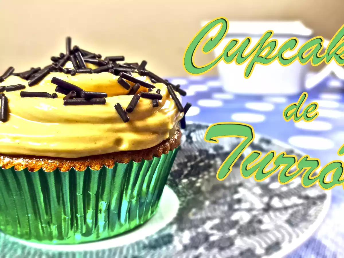 Cupcakes de turrón | Cupcakes navideños
