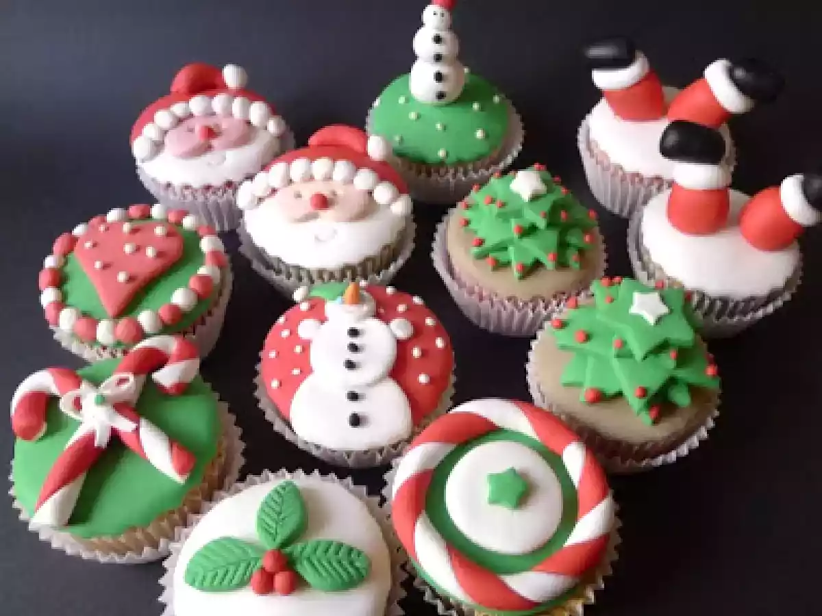 Cupcakes navideños. Feliz Navidad. - foto 2
