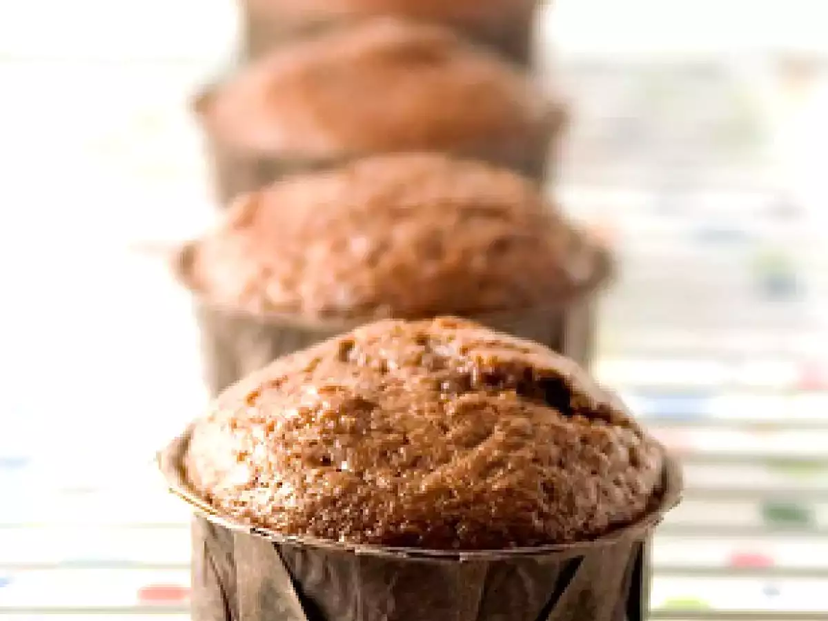 Cupcakes veganos de chocolate - foto 7