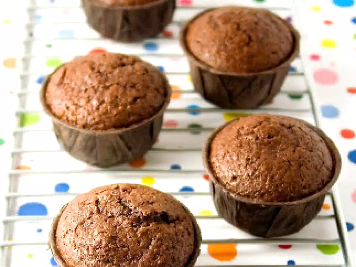 Cupcakes veganos de chocolate - foto 8