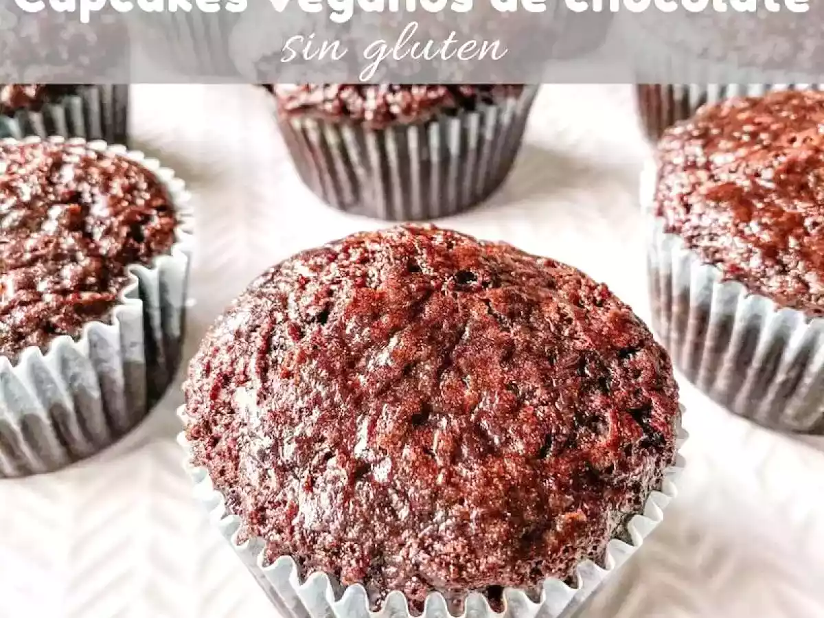Cupcakes Veganos y Sin Gluten de Chocolate