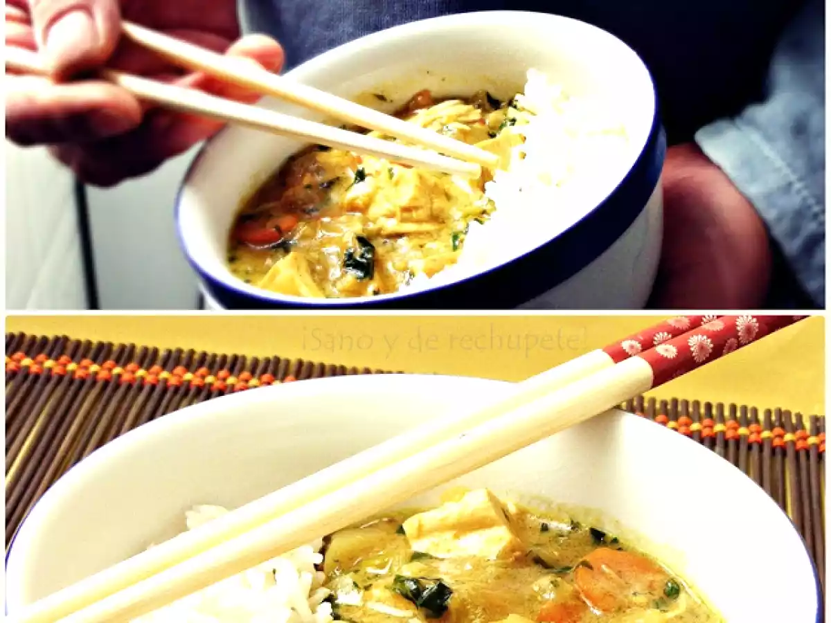 Curry-coco de pollo al cilantro - foto 2