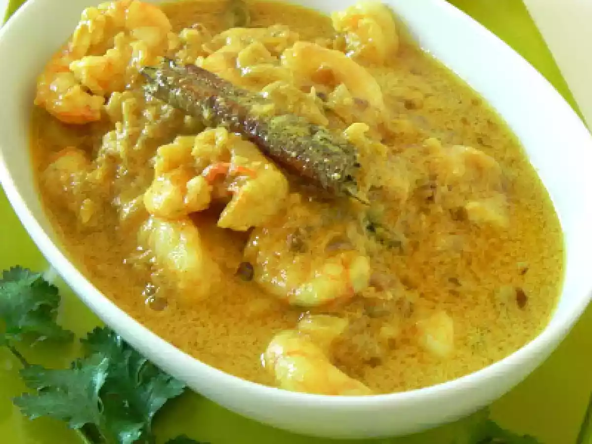 Curry cremoso de gambas - foto 2