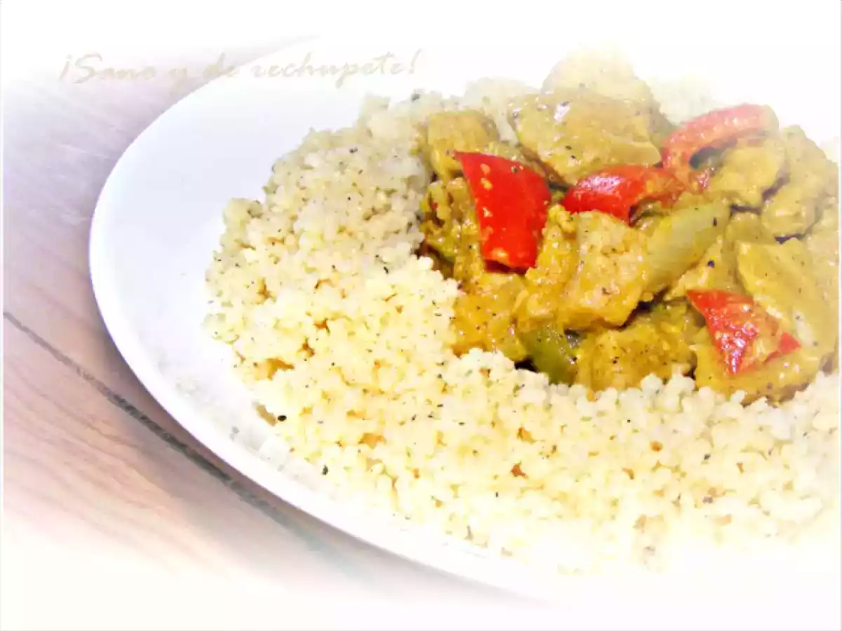 Curry de cerdo con cuscús - foto 2