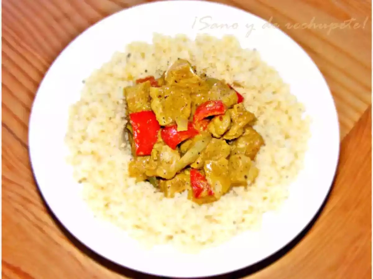 Curry de cerdo con cuscús - foto 3