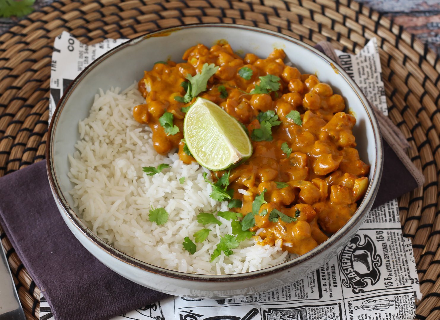 Curry de garbanzos, una receta vegana llena de sabor Receta Petitchef