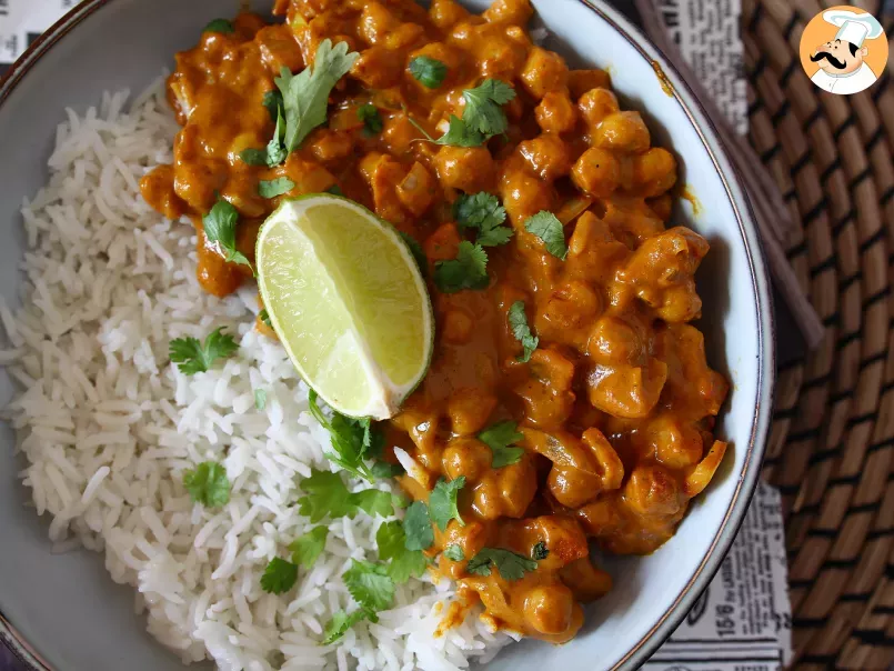 Curry de garbanzos, una receta vegana llena de sabor, foto 2