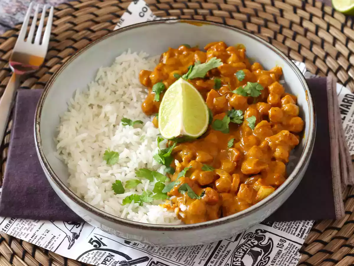 Curry de garbanzos, una receta vegana llena de sabor - foto 3