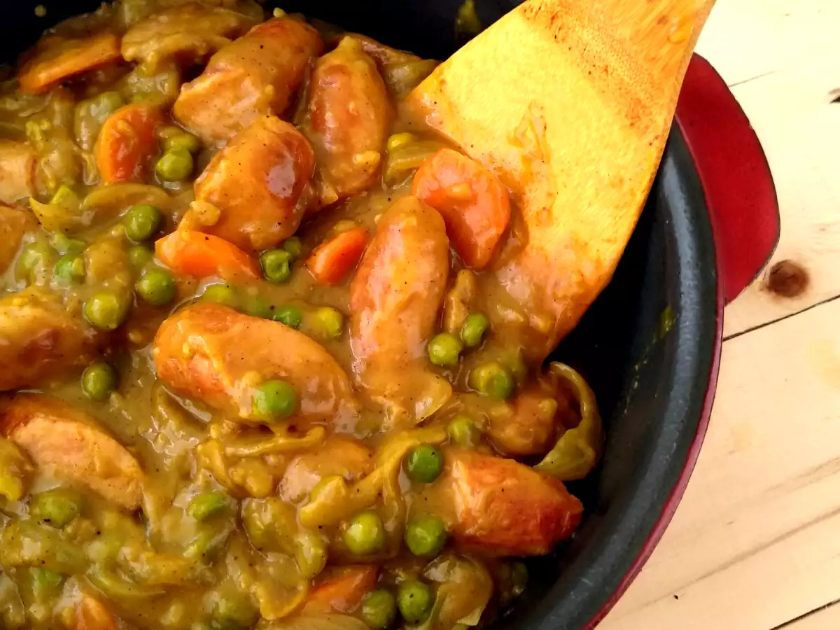 Curry de salchichas - foto 3