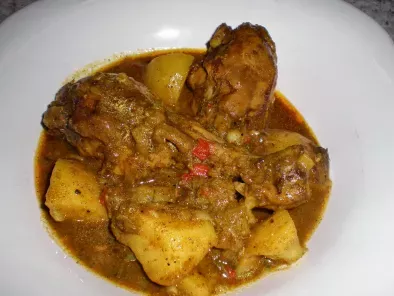 Curry jamaicano de pollo
